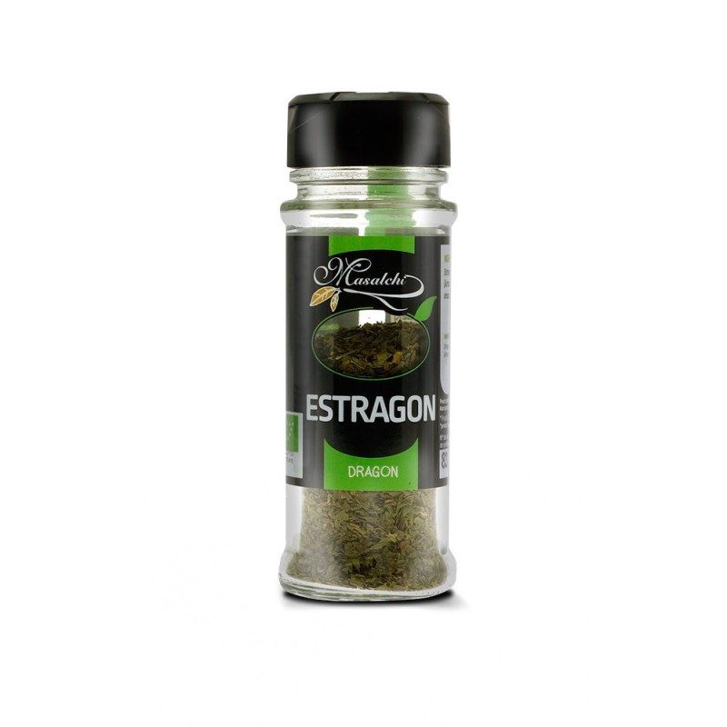 Epice Bio Estragon - distributeur en verre - 15g - Masalchi Epice Bio Estragon - distributeur en verre - 15g - Masalchi