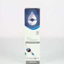 Eau d'argent colloïdal 20 ppm ionisée (yeux) - 20 ml - Catalyons