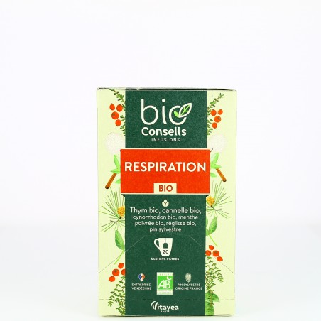 Infusion Respiration Biologique - 20 Sachets - Bio Conseil