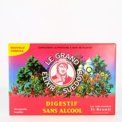 Élixir du Suédois Sans Alcool - 20 ampoules - Laboratoires Saint Benoît