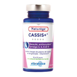 Cassis+ Moyen Modèle - 120 Capsules - Naturège Laboratoire