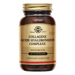 Collagene Acide Hyaluronique Complexe - 30 comprimés - Solgar