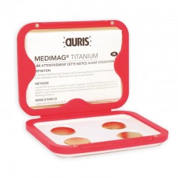 Aimants thérapeutiques Diamètre 25mm - Lot de 4 - Auris