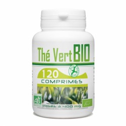 Thé Vert bio -Eliminer la rétention d 'eau - 120 comprimés - GPH Diffusion