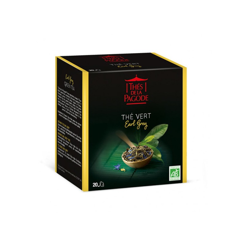 Thé vert earl grey Bio Infusettes