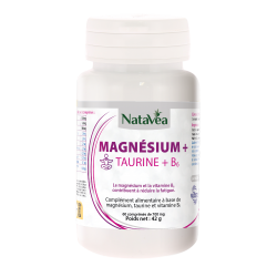 Magnésium+ Taurine + B6 - 60 comprimés - NataVéa
