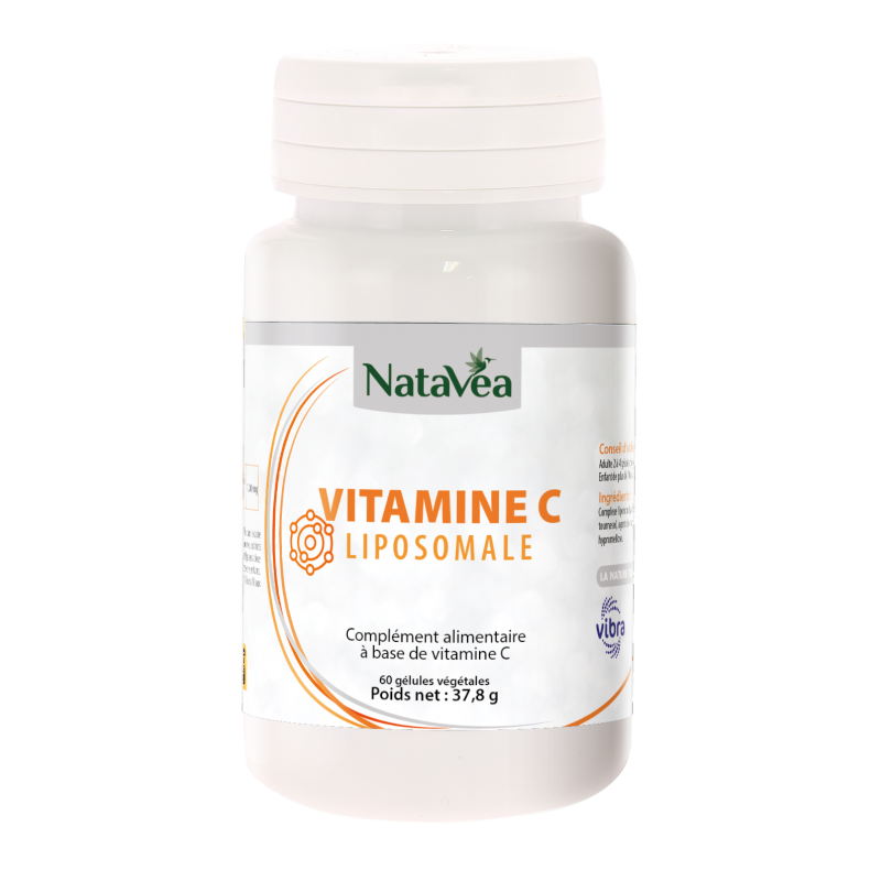 Vitamine C liposomale - 60 gélules végétales - NataVéa Vitamine C liposomale - 60 gélules végétales - NataVéa