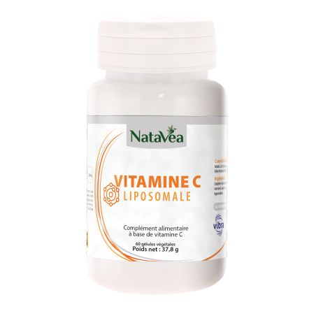Vitamine C liposomale - 60 gélules végétales - NataVéa