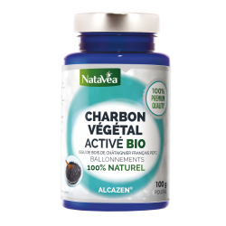 Alcazen Charbon végétal activé Bio - 100g - Natavea