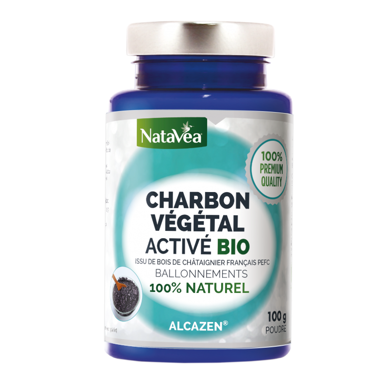 Alcazen Charbon végétal activé Bio - 100g - Natavea