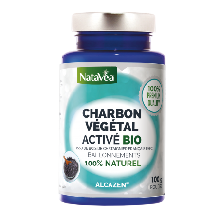 Alcazen Charbon végétal activé Bio - 100g - Natavea