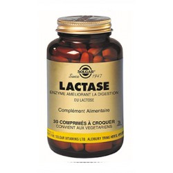 Lactase 3500 - 30 Comprimés - Solgar