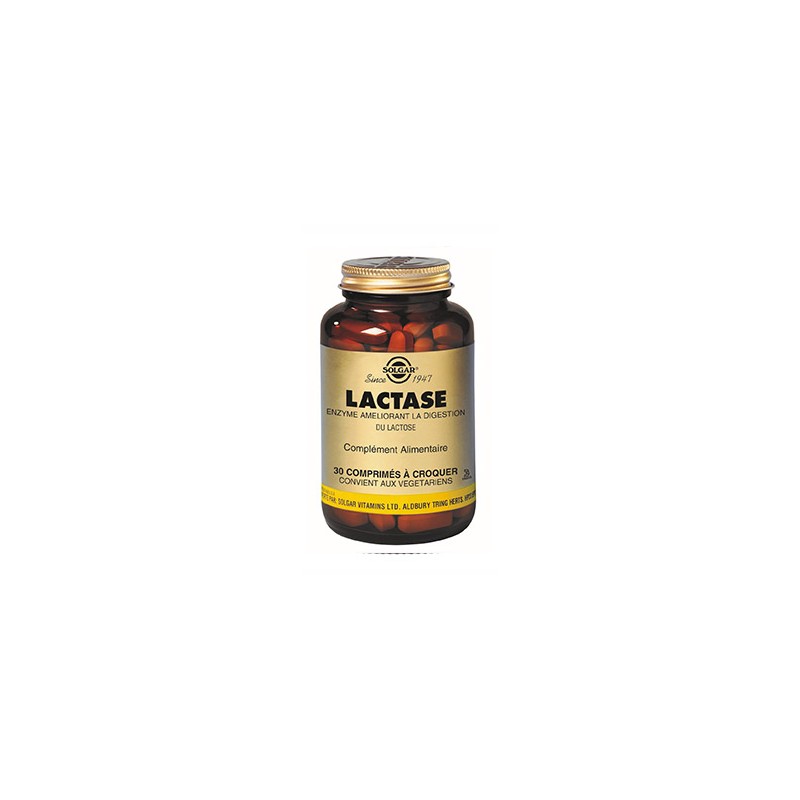 Lactase 3500 - 30 Comprimés - Solgar