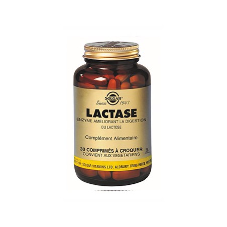 Lactase 3500 - 30 Comprimés - Solgar