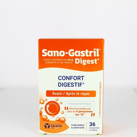 Sano-gastril - 36 Comprimés à mâcher - Yalacta