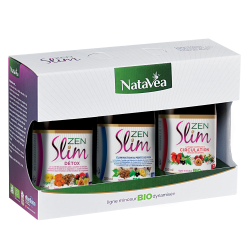 Zen&Slim Pack Minceur  Trio Détox+Elimination+Circulation - 3 Flacons de 250 ml - NataVéa