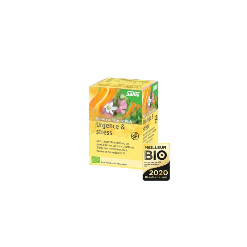 Tisane Fleur de Bach Urgence et Stress - 15 Sachets - Salus