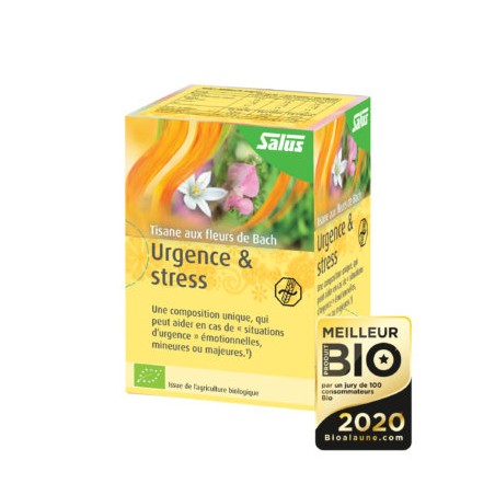 Tisane Fleur de Bach Urgence et Stress - 15 Sachets - Salus