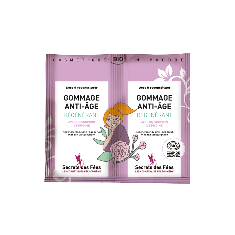 Gommage Visage Anti-âge - 2X4,5g - Secrets des Fées Gommage Visage Anti-âge - 2X4,5g - Secrets des Fées