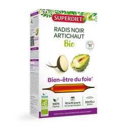 Radis Noir Artichaut Bio - 20 Ampoules de 15ml - Superdiet