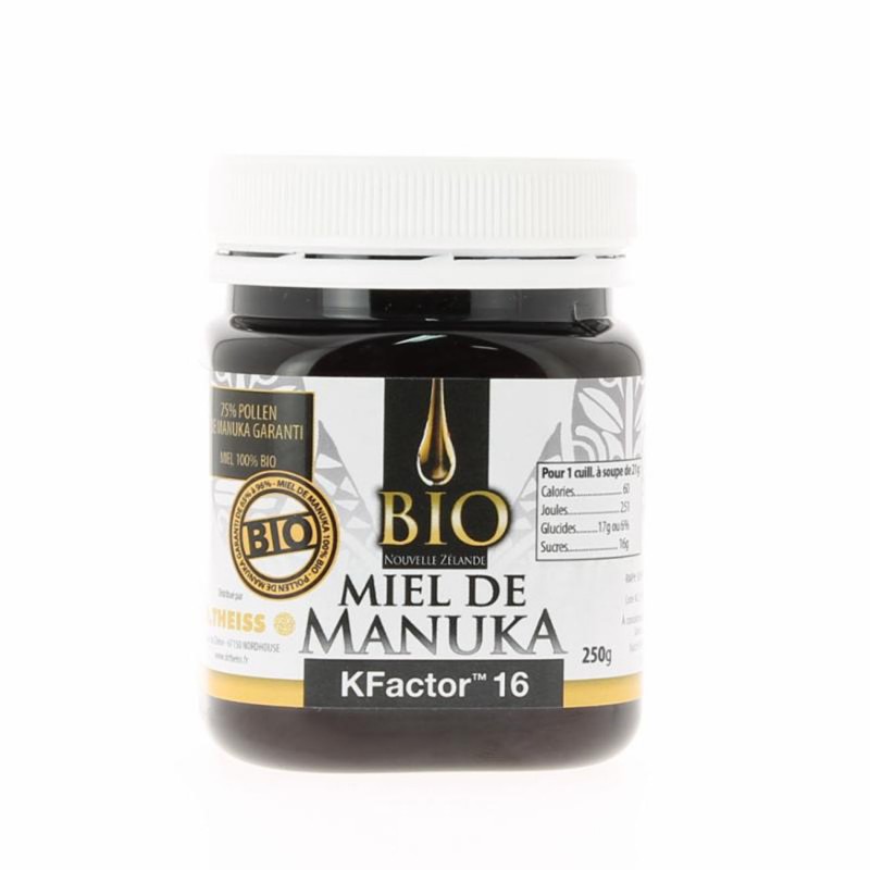 Miel de Manuka Bio Actif - 250 grammes - Dr. Theiss