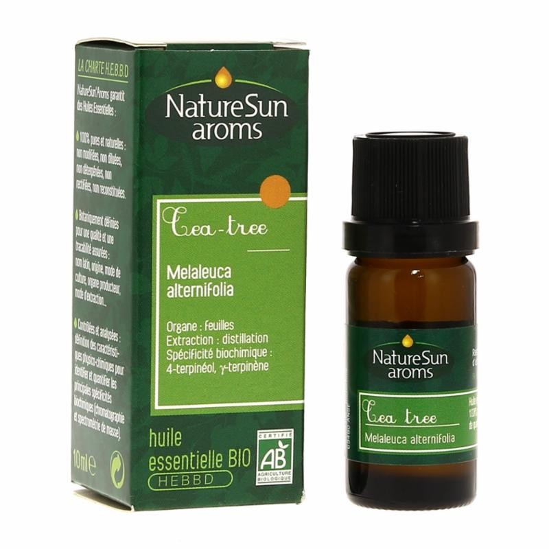 Huile essentielle Tea Tree - Flacon Gouttes 10 ml - NatureSun Aroms Huile essentielle Tea Tree - Flacon Gouttes 10 ml - NatureSun Aroms