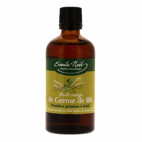 Huile végétale de Germe de Blé vierge - 100 ml - Emile Noël