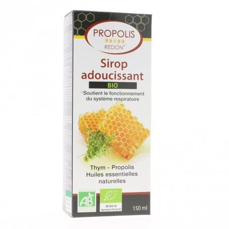 Sirop Propolis Bio - toux et gorge - Flacon 150 ml - Redon