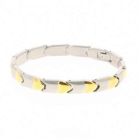Bracelet acier ARAUCARIA sans aimants - Magnétique Vibration
