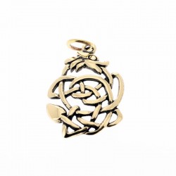 Pendentif Dragon doré