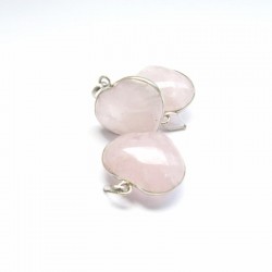 Pendentif Coeur Quartz rose...
