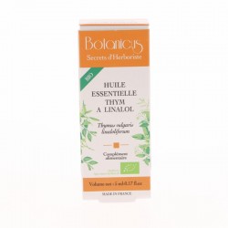 Huile essentielle Thym Linalol - Flacon Gouttes 5ML - Botanicus