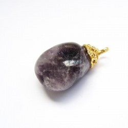 Pendentif Améthyste GM doré