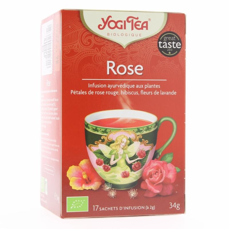Thé à la Rose - 17 Sachets - Yogi Tea
