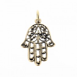 Pendentif Main Fatma doré
