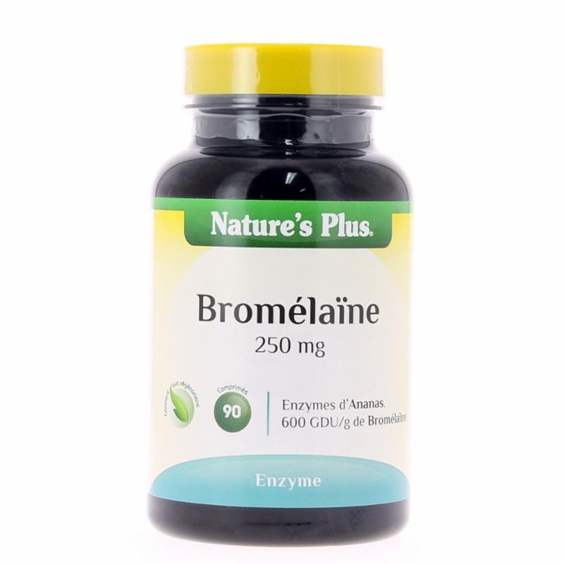 Bromélaine 250 mg - 90 Comprimés - Nature's Plus