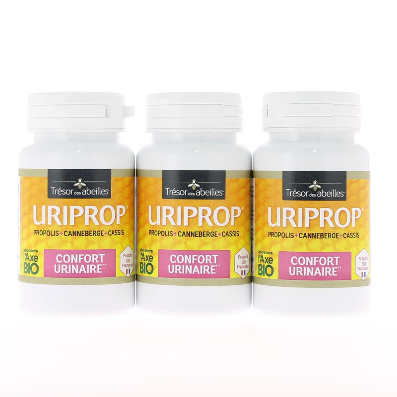 URIPROP - 60 gélules - PACK PROMO x 3 - Trésor des Abeilles URIPROP - 60 gélules - PACK PROMO x 3 - Trésor des Abeilles