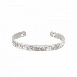 Bracelet méta/aimant argent...