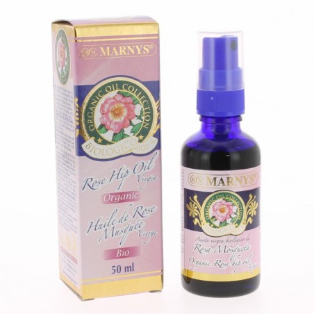 Huile de rose musquée vierge Bio - 50 ml - Marnys