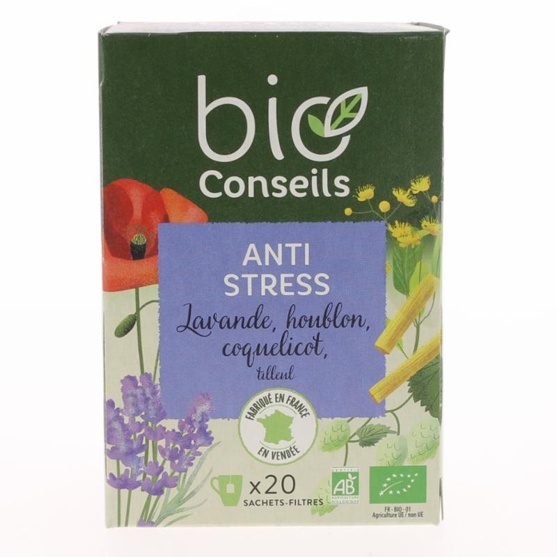 Infusion Anti Stress - 20 sachets - Bio Conseils Infusion Anti Stress - 20 sachets - Bio Conseils