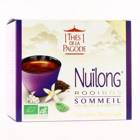 Nuïlong Rooibos Sommeil - 30 Sachets - Thés de la Pagode