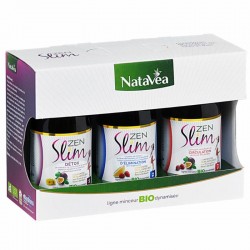 Zen&Slim Pack Minceur  Trio Détox+Elimination+Circulation - 3 Flacons de 250 ml - NataVéa