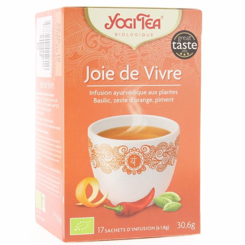 Thé Joie de vivre - 17 Sachets - Yogi Tea Thé Joie de vivre - 17 Sachets - Yogi Tea