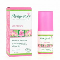 Contour des yeux rose musquée