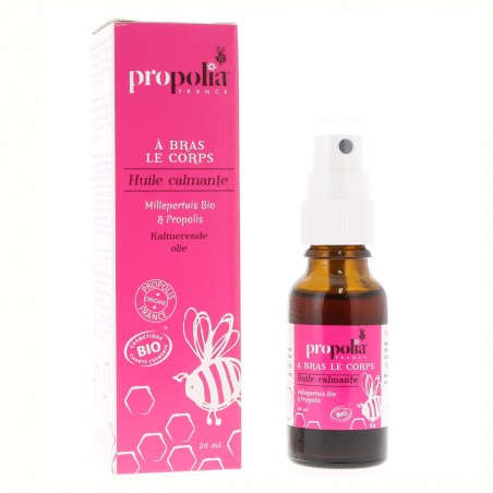 Huile calmante Propolis Lavandin Millepertuis