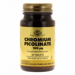 Chromium Picolinate - 90 comprimés - Solgar