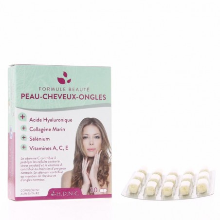 Formule Beauté Acide Hyaluronique 120 MG - 30 Comprimés - HDNC