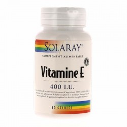 Vitamine E 400 UI/ 268 mg - 50 Gélules - Solaray