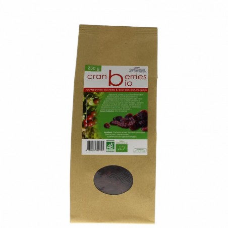 CRANBERRIES BAIES  Bio - Sachet 250 g