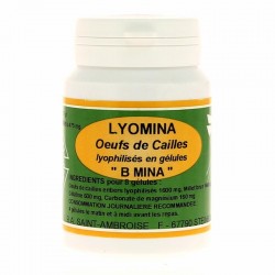 Oeuf de cailles Lyomina B Mina - 120 Gélules - Saint Ambroise